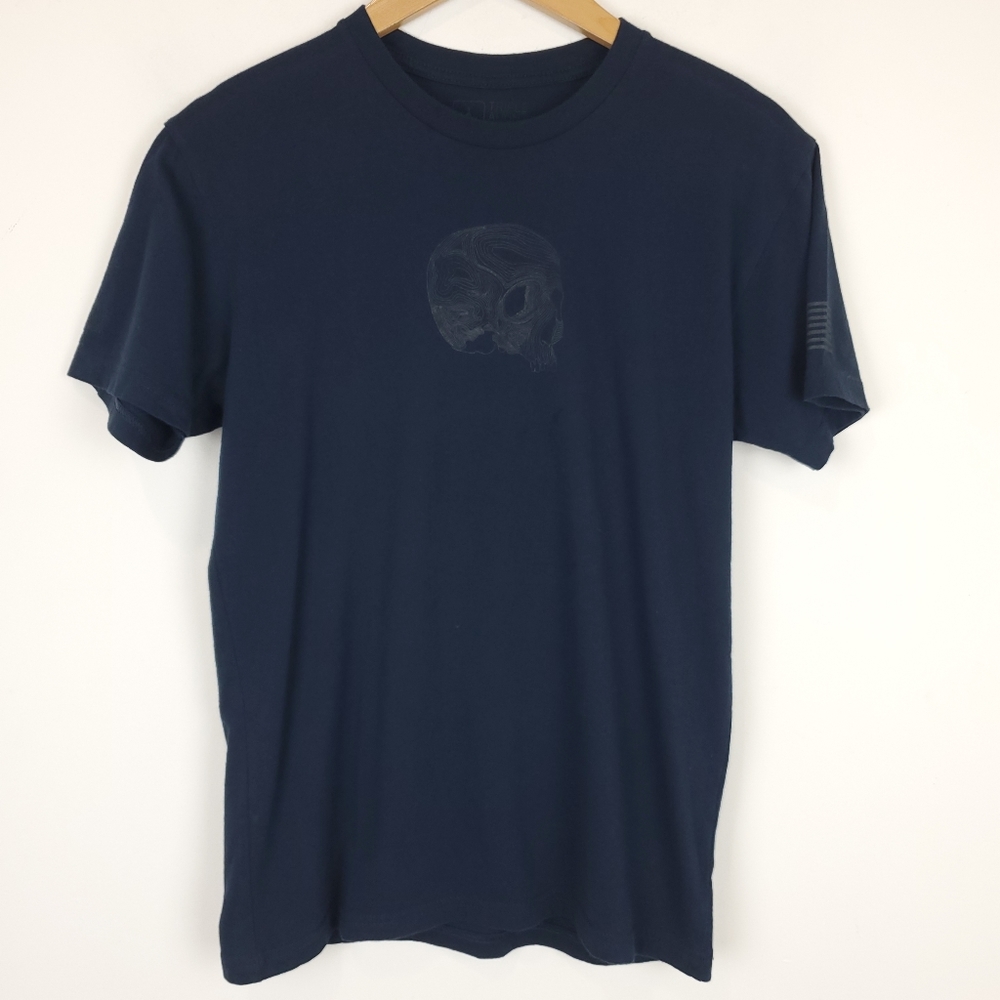 Triple Aught Design Topographical Skull Graphic T-shirt